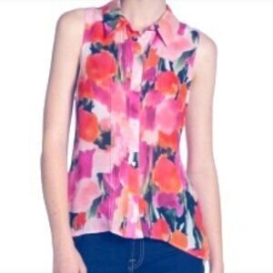 Haute Hippie Floral Silk Tank - XS